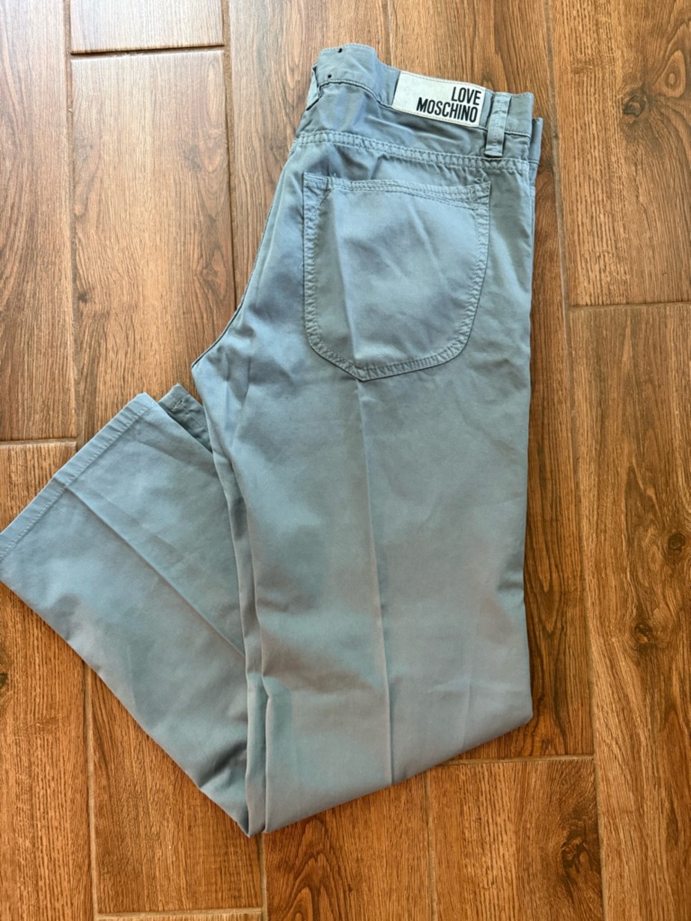 New/ Love Moschino grey Men's Chinos / men’s 34x32